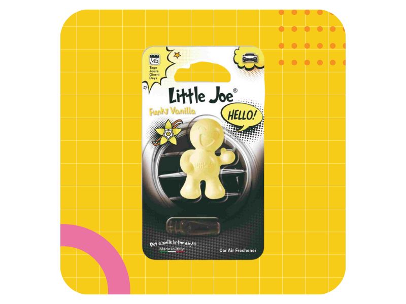Little Joe 3D Funky Vanilla Car Air Freshener