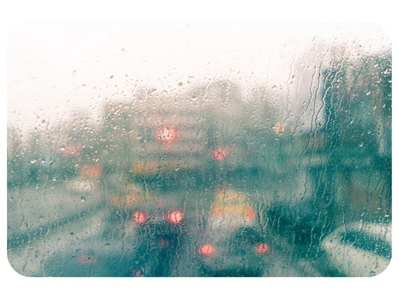 Punca Cermin Kereta Berkabus - Hujan