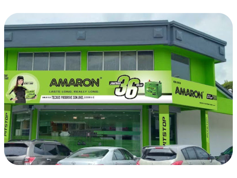 Tecxus Prodrive AMARON Car Bateri Sales & Service Center Puchong 汽车电池服务中心