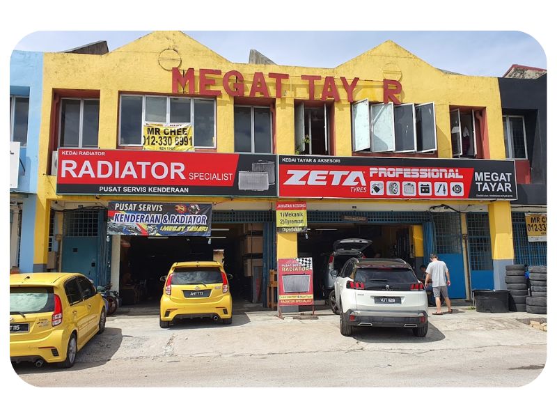 Kedai tayar murah ipoh - Megat Tayar & Pusat Servis Radiator